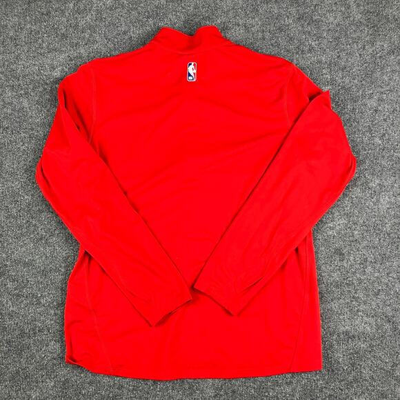 Nike Houston Rockets Red Dri-FIT Quarter Zip - Picture 7 of 9